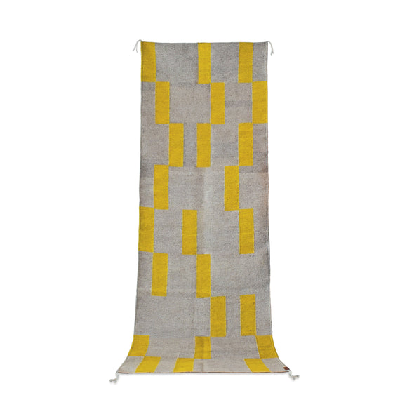 80 x 240 cm yellow coatepantli rug