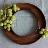 wooden fruit platter órbita